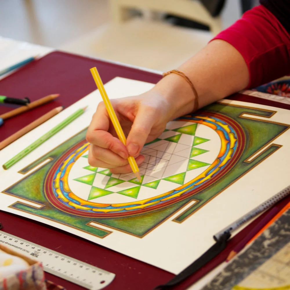 Sri Yantra Painting Meditation Level 3